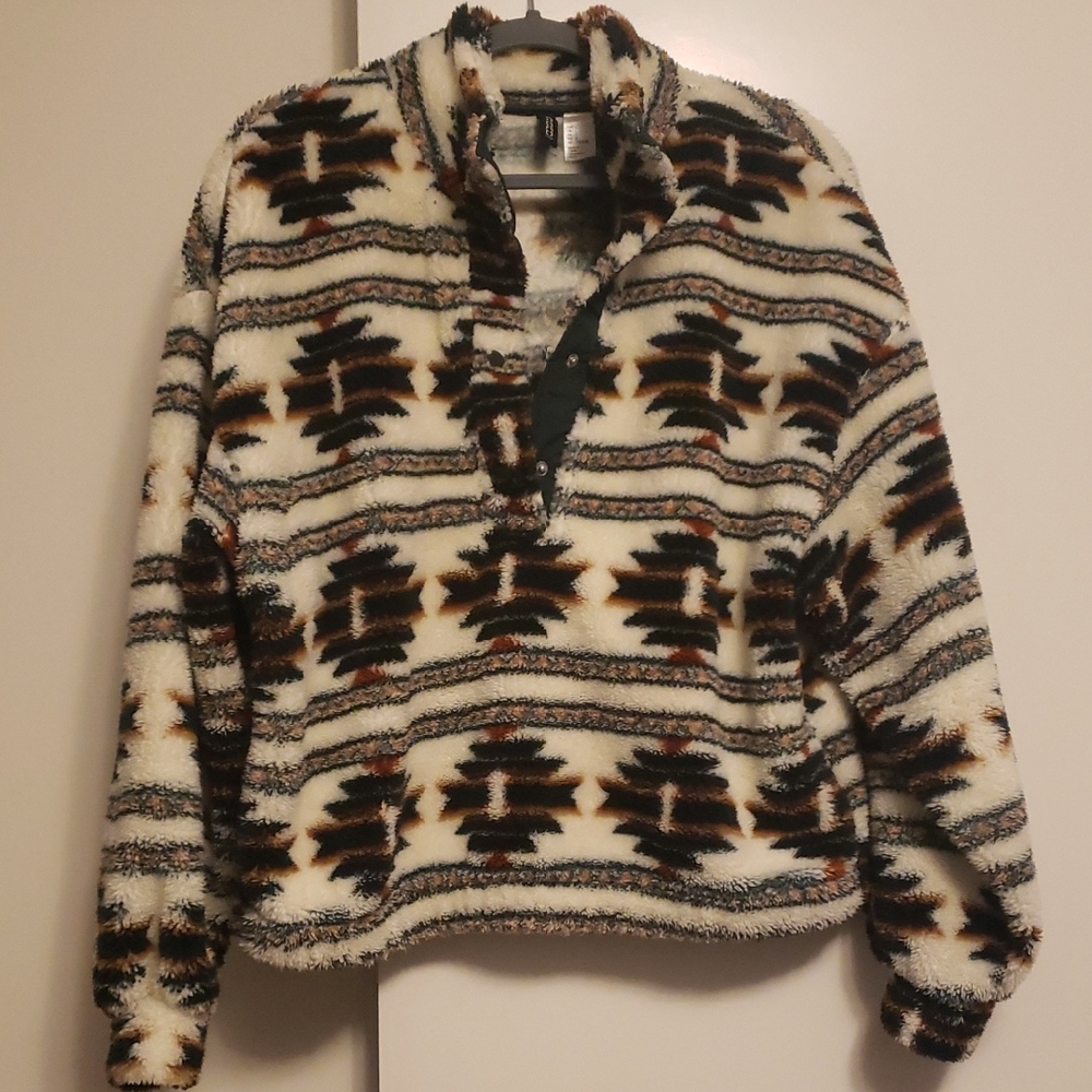 H&M Multicolor Fleece Jacket